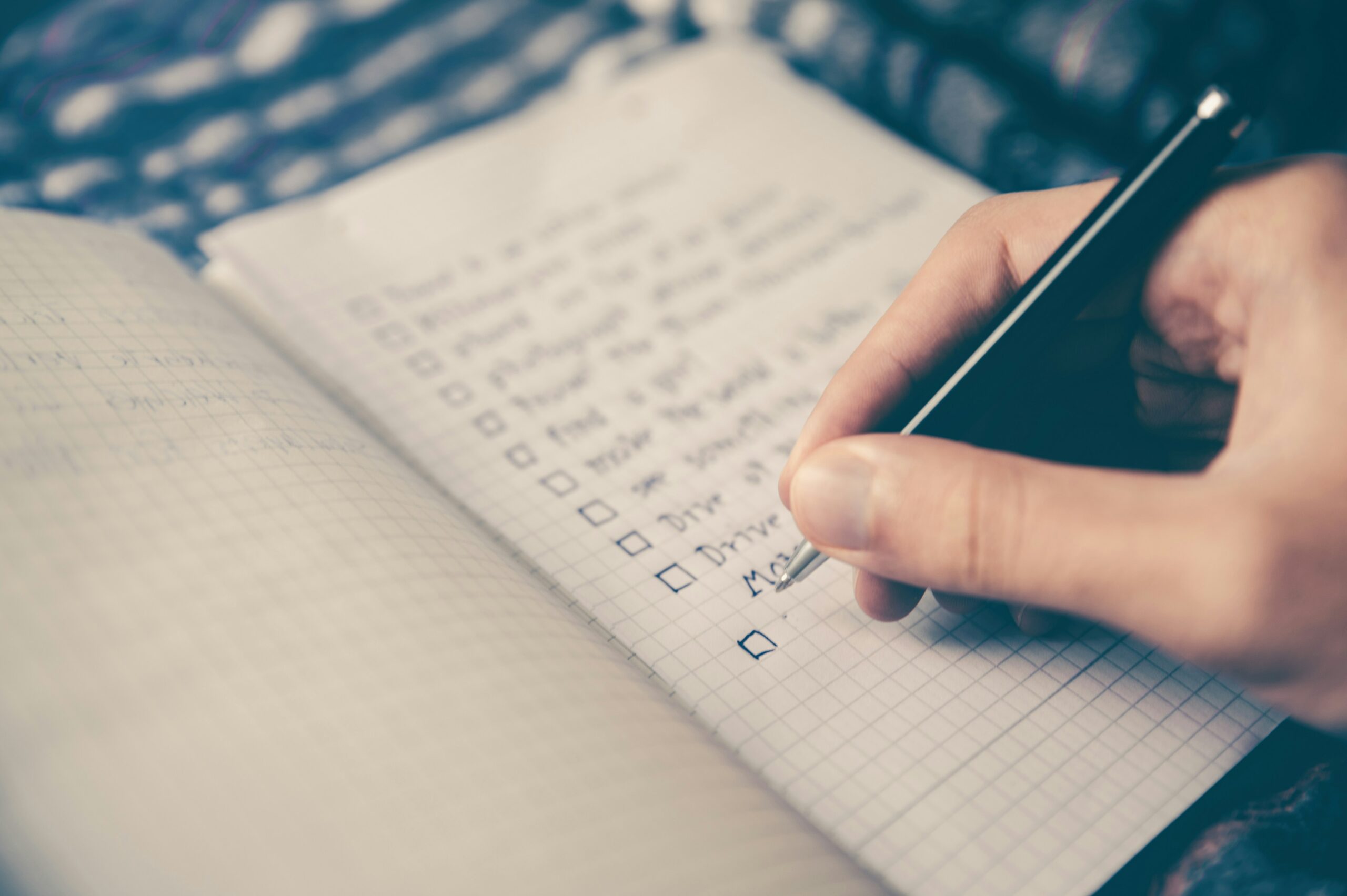 self employed checklist